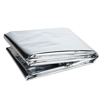 海斯迪克 HKK-18 多功能急救保温毯 银色双面140*210cm 户外求生救生毯防晒毯急救毯