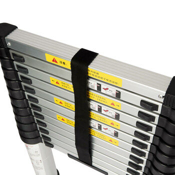 兴航发 铝合金竹节直梯4.4M 铝合金梯子 竹节梯伸缩梯子加厚