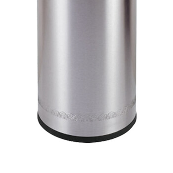 南 GPX-110N 南方港式花边垃圾桶 公用不锈钢垃圾箱垃圾筒 商场酒店果皮桶 砂钢  内桶容量50升