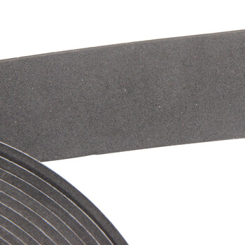 天旭海绵胶带EVA泡绵胶单面隔音泡沫垫条发泡黑色弹力胶条4mm厚*100mm宽*5.5m长 1卷