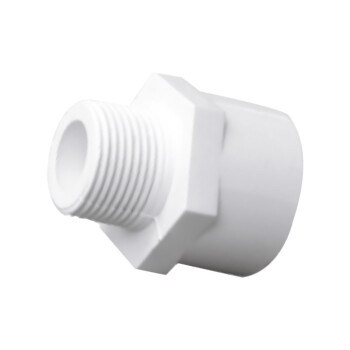 联塑（LESSO）外丝异径直接头(PVC-U给水配件)白色 dn25XR1/2