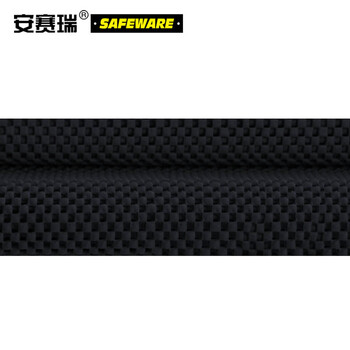 安赛瑞 13880 PVC发泡网格防滑垫 1.5*30m 黑色 工具垫 水果垫 桌面防滑垫 抽屉垫 沙发底垫 茶几桌布防滑垫