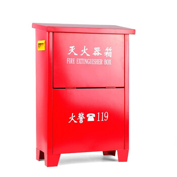 淮海 灭火器箱子消防箱4kg两只装 可放置2/3/4公斤干粉灭火器 2/3升水基灭火器两具 家公司用加厚升级款