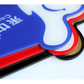 冰禹 亚克力洗手间厕所指示牌 20*10cm 便后请冲水(蓝)1个 (2个起订) BYbp-505