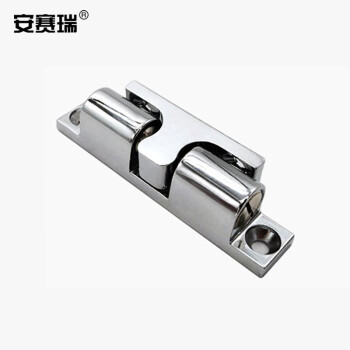 安赛瑞 不锈钢球形扣 304不锈钢子母碰珠转角合页子母扣一字碰锁门吸门碰 总长50mm 430767