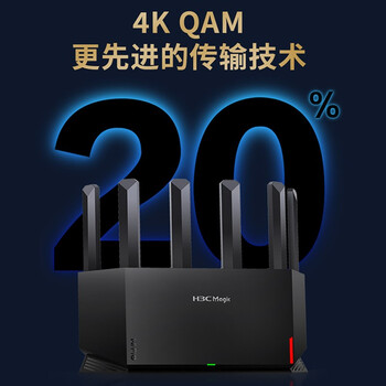 H3C 新华三 NX54千兆wifi6路由器5400M无线路由5G双频 家用路由器穿墙大覆盖Mesh组网游戏电竞路由