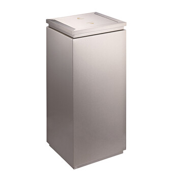 南 GPX-7C01 南方座地烟灰桶 砂银钢 防指纹垃圾桶 公用烟灰垃圾箱 果皮桶 内桶容量22升