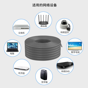 麦森特 MAXCENT 五类网线 高速CAT5非屏蔽 0.4mm 300米 家装监控网络布线专用