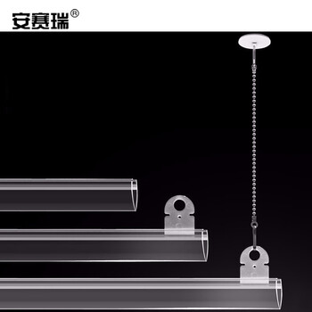 安赛瑞 吊旗杆（20个装） 吊旗悬挂杆 60cm 吊旗海报杆吊旗杆海报夹pop广告夹 海报杆透明吊旗广告夹 23937
