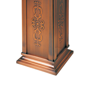 南 GPX-8D01 皇家座地 南方烟灰桶 古铜 商场垃圾桶 酒店落地烟灰桶立式果皮桶商场垃圾筒