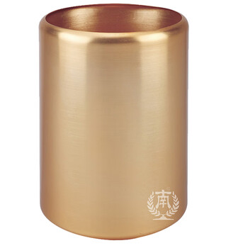 南 GPX-3A 南方铝合金圆形房间桶 香槟金 商用垃圾桶 果皮桶