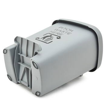 兰诗（LAUTEE）XD-30D 脚踏灰色垃圾桶 酒店宾馆商用带盖果皮箱 30L