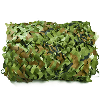 海斯迪克 HKW-150 防卫星防航拍伪装网 户外丛林迷彩网遮阳网 防航拍防晒网布防伪网布 2*3米丛林迷彩