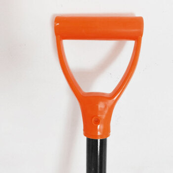 海斯迪克 HK-8025 除雪铲 推雪板 扫雪锹 清洁除雪工具 橘色塑料推雪板 铁杆