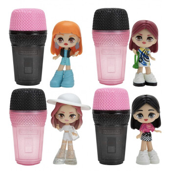 blackpink话筒盲盒blackpink周边心型话筒盲盒公仔韩国女团周边玩具