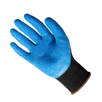 ANSELL 48-305 防滑耐磨掌浸涂层机械操作橡胶透气舒适防护手套 9码 12双/打