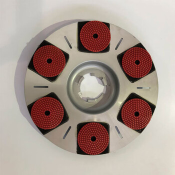 伽華（KARVA）JH-04 150目大理石圆形水磨片 6片装 大理石 花岗石百洁垫 水磨片 抛光修边机圆形水磨片