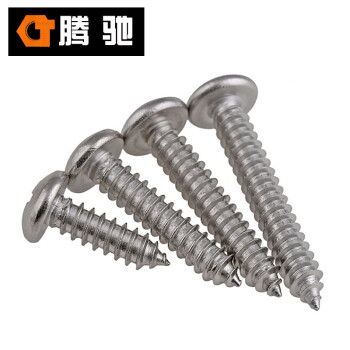 腾驰 CT 304 十字盘头自攻钉 GB845 不锈钢自攻螺丝钉ST4.2系列 ST4.2*19（700支/盒）