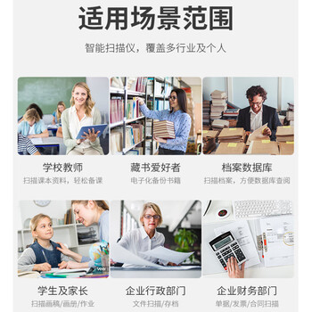 逊镭（NTEUMM）1800万像素扫描仪自动连续扫描 高速办公用 A3教学投影仪视频展台 文件试卷商务高拍仪T101