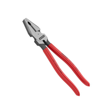 凯尼派克（KNIPEX）02 01 225 省力型钢丝钳 九寸 定制 抛光 塑料套柄 225mm 切割类工具 钢
