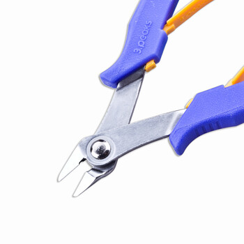 三山（3.peaks）进口模型塑料水口钳SP-33斜口钳 斜嘴钳130mm 20度角(轻巧迷你水口剪)