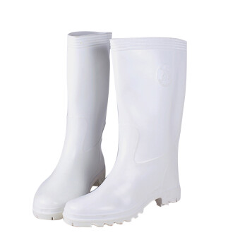 双安 PM95厨房卫生靴 耐油 防滑水鞋雨鞋 模压靴 40码白色