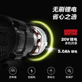 威克士（WORX）WU279锂电无刷冲击扳手大扭矩架子工汽修扳手五金工具套筒电动风炮 （20v/6.0ah一电一充）