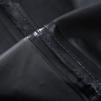 者也 长款风衣式成人雨衣 1件 藏青色牛津布面料 户外建筑工地 XL 032