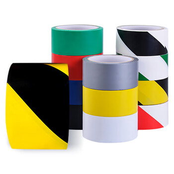 企桥 PVC警示胶带	宽度48mm*17米（黑黄色）消防安全警戒线隔离带标识 警示胶带 电线杆墙贴地板贴标志