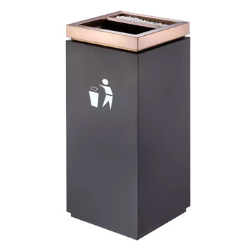南 GPX-7S 南方座地烟灰桶 玫瑰金 垃圾桶 电梯口烟灰桶果皮桶 公用垃圾筒