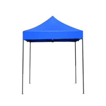 劳博士 LBS845 应急救援帐篷 雨棚广告帐篷伸缩遮阳雨伞防雨防晒蓬 加固黑钢3*3蓝