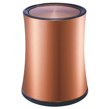 南 GPX-205F 南方小蛮腰房间桶  玫瑰金 酒店宾馆商用客房不锈钢垃圾桶 居家房间桶 果皮桶