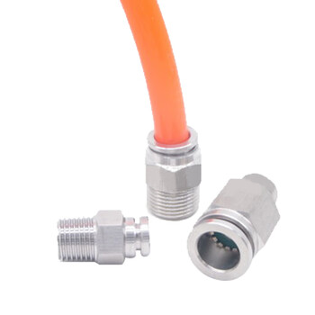 巨成 304不锈钢快插气管接头插入式PU PV管接头 气动快插快速接头 PC10-03 一个装 WQ企业定制 起订量10个