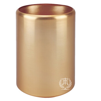 南 GPX-3A 南方铝合金圆形房间桶 香槟金 商用垃圾桶 果皮桶