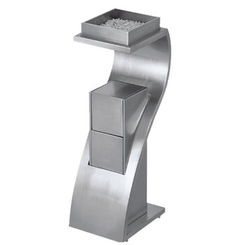 南 GPX-78B 南方新概念座地烟灰桶 酒店走廊不锈钢垃圾桶办公楼立式烟灰桶户外垃圾箱大厅大堂电梯口垃圾筒