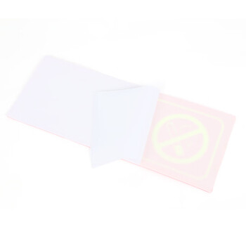 坚冠 有电危险中英文图示版不干胶25片装 夜光墙贴 荧光标识牌定制 配电箱柜高压低压带电警示注意安全警示牌