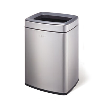 南 SF12-F01 长方形房间桶 商用酒店宾馆客房不锈钢 南方垃圾桶 果皮桶 砂钢 内桶容量12升