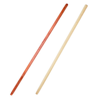 康丽雅 K-1257 槐木杆配件 铁锨杆耙子杆雪铲把木柄实木把 1.4米红黄色