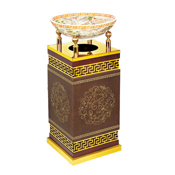 南 GPX-83C 南方宝柱烟灰桶  浅啡变色纹 落地烟缸垃圾桶酒店宾馆垃圾筒烟灰桶 