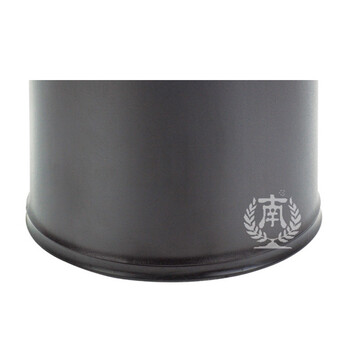 南 GPX-45N 南方圆形双层浮雕花房间桶 黑色心形花 商用酒店宾馆客房垃圾桶 房间桶 果皮桶 内桶容量9.8升