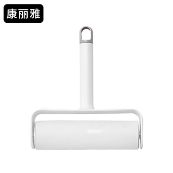 康丽雅 K-2316  短柄滚筒粘 可撕式粘尘纸粘毛器 红色短款