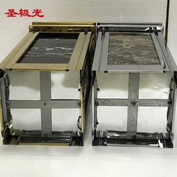 圣极光不锈钢垃圾桶酒店废物箱果皮桶710831可定制29*29*63cm