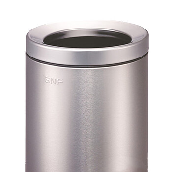 南 SF6-Y01南方圆形垃圾桶 房间桶 砂银钢 商用酒店宾馆客房不锈钢垃圾桶 果皮桶 内桶容量6升