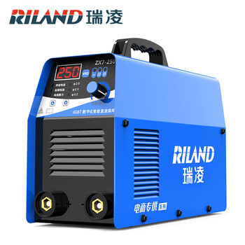 瑞凌火神电焊机250单电压两相220V便携式小型电焊机【焊钳+地夹】一键智能款220V电压
