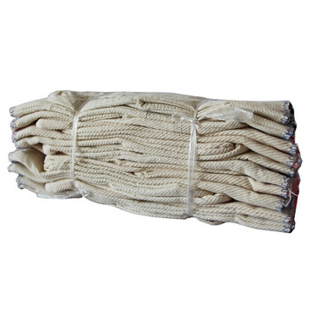 者也 24道线帆布手套 10双 加厚耐用工业劳保搬运机械工作手套