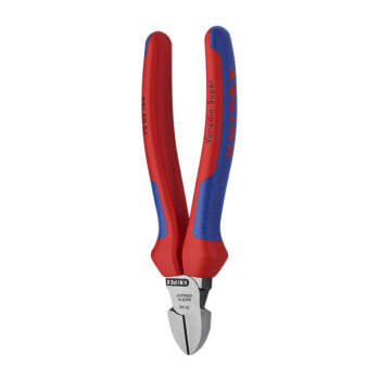 凯尼派克（KNIPEX）70 02 160 通用型斜口钳 抛光 双色手柄 160mm 切割类工具 钢