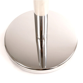 海斯迪克 HK-342 圆球隔离护栏 礼宾围栏迎宾柱 银行酒店护栏安全线围栏杆 不锈钢警戒杆（1根）不含绳子