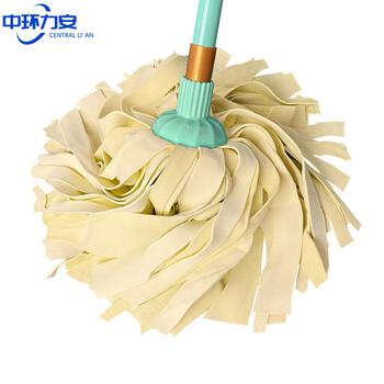 中环力安【鹿皮巾拖把颜色随机】老式墩布鹿皮绒吸水拖ZHLA-N0004