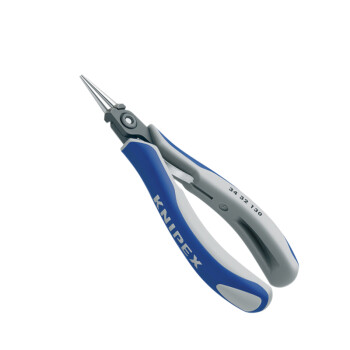 凯尼派克（KNIPEX）34 32 130 精密电工夹钳 圆形尖嘴 切割类工具 钢