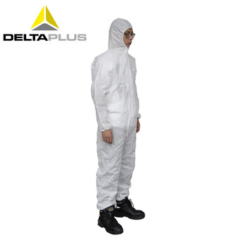 代尔塔（Deltaplus）406115 DT115防尘防护服防化学液体飞溅/油漆喷涂/石棉作业连服工作服  L码